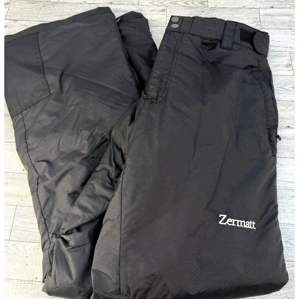 Zermatt Snow Insulated Thermal Water Resistant Men's Pants Size MEDIUM‎